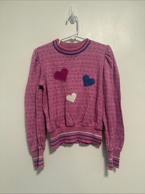 Vintage 80s Little World Heart Sweater